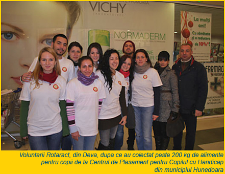 grup voluntari Rotaract Deva 2010